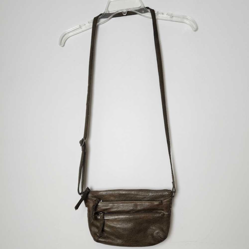 Day‎ & Mood ADRIANA leather Olive crossbody bag